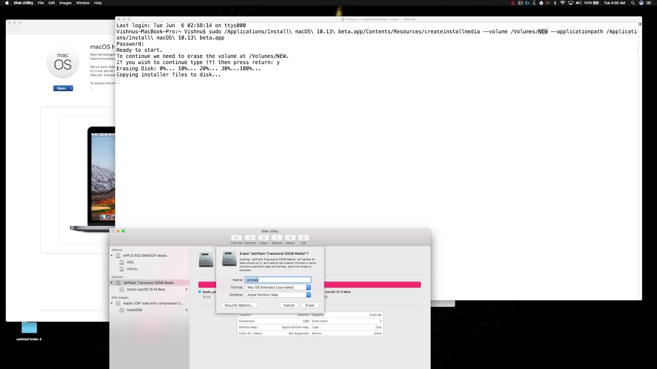 How To Create A Bootable Usb For Mac Os X High Sierra